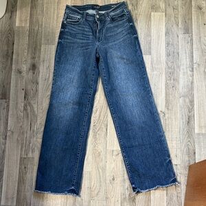 Judy Blue Dark Blue Wide Leg Jeans